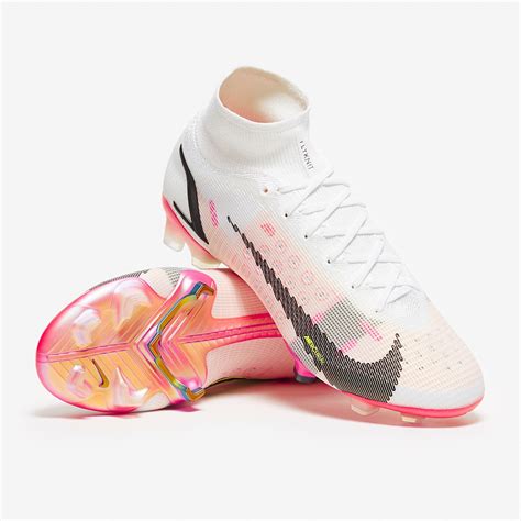 nike mercurial white and pink